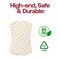 Durable White with Gold Dots Paper Dinner Napkins (600 Napkins)